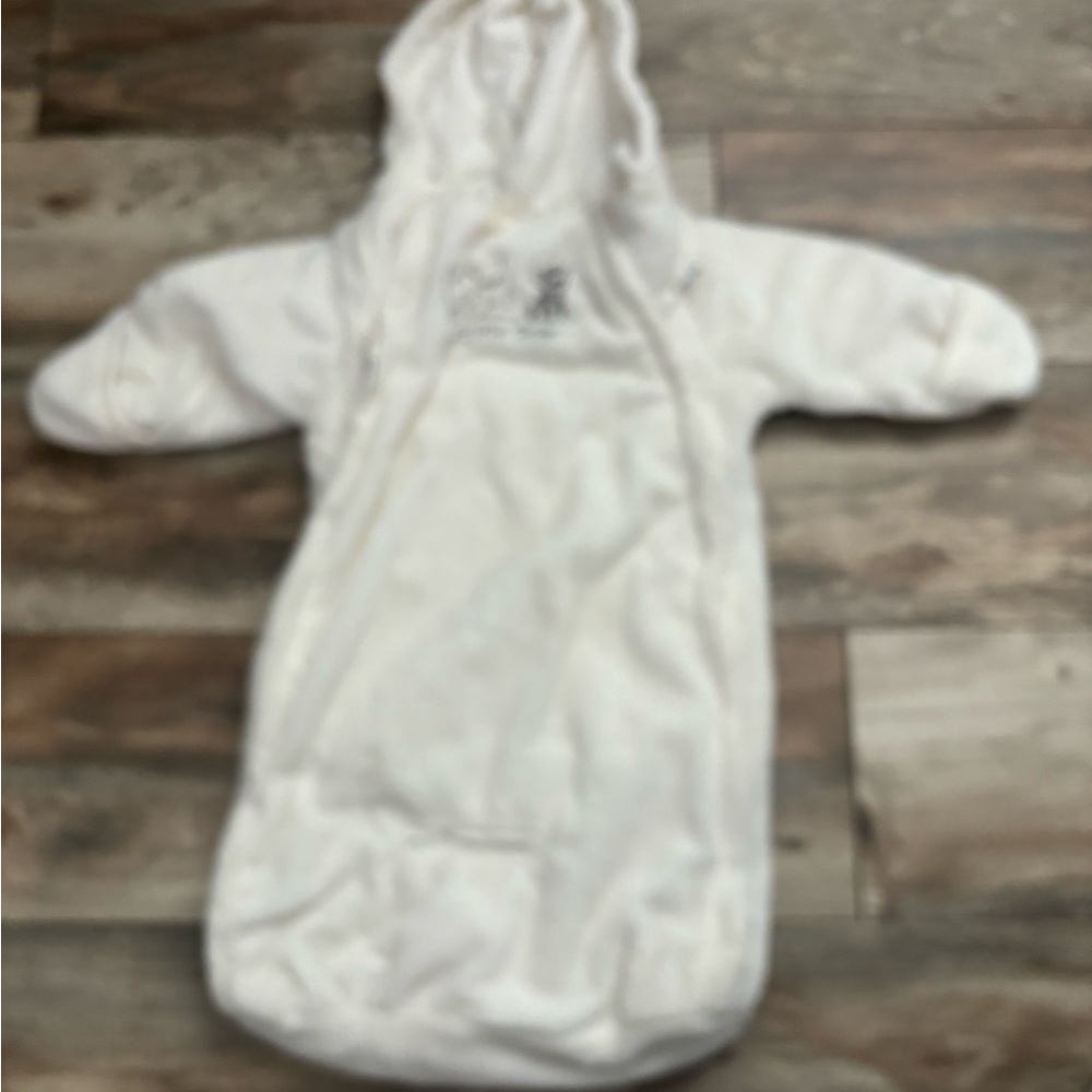 White Baby Hooded Sleep Sack